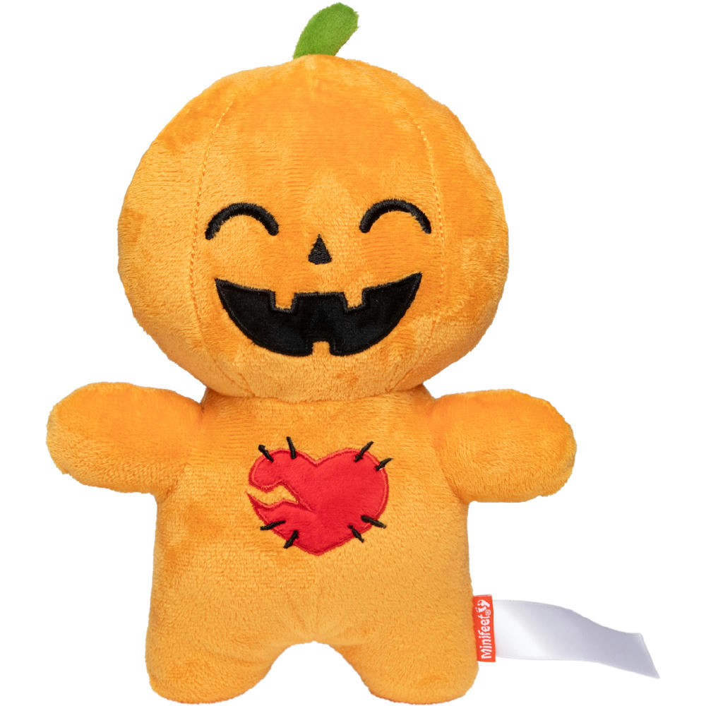 Gemütlicher Gruselspaß für Jung und Alt! Tauche ein in die magische Welt von Halloween mit unserem kuscheligen Kürbis! Diese Plüschfigur vereint schaurige Atmosphäre mit kuscheligem Komfort. Als Geschenk oder zur Dekoration – der Kürbis wird garantiert jedes Herz erobern! Dieser plüschige Kürbis ist die perfekte Ergänzung für jede Halloween-Sammlung. Ideal zum Schmusen oder als Geschenk für Halloween-Liebhaber.